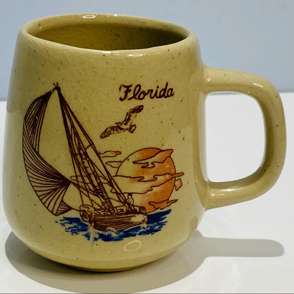 Vintage Other - Vintage Florida Mug Sailboat Made In Taïwan